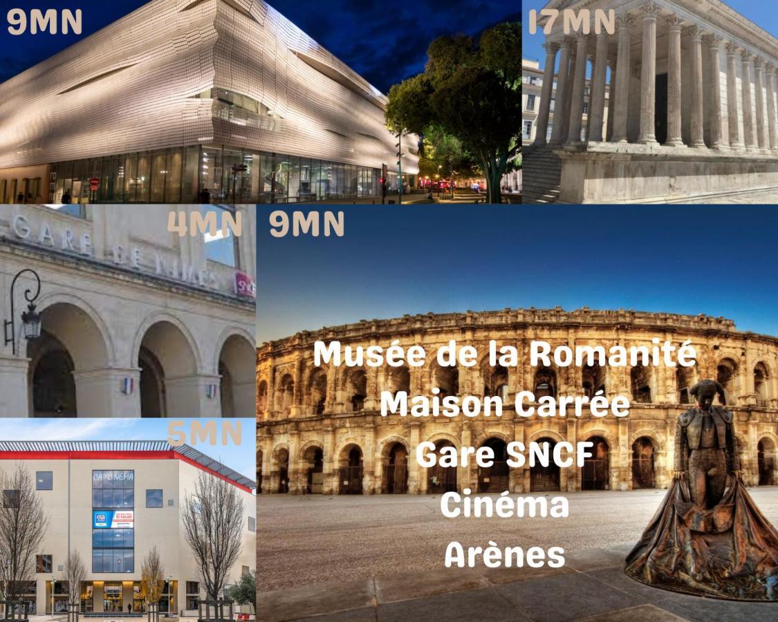 Appart Cosy Terrasse Gare De Nimes Apartment Exterior foto